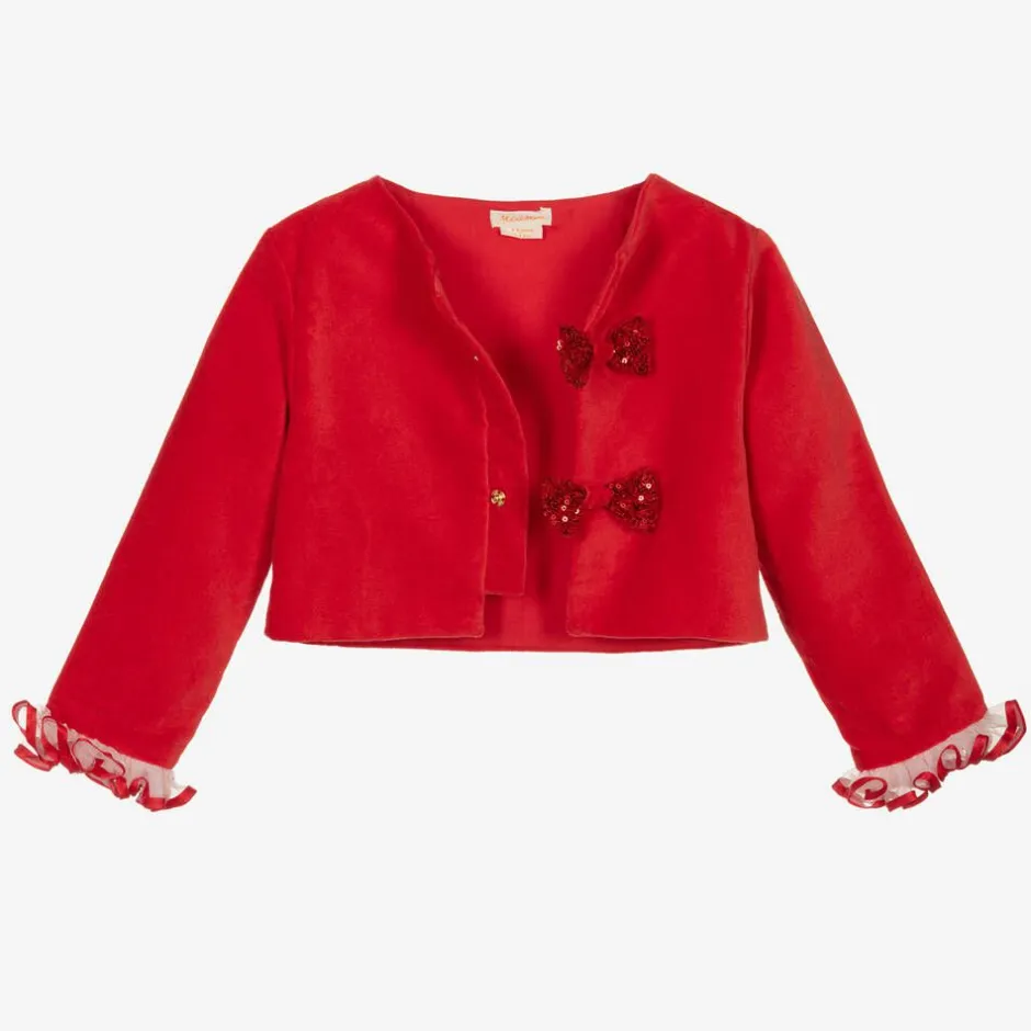 Meri Meri Girls Red Santa's Little Helper Costume Discount