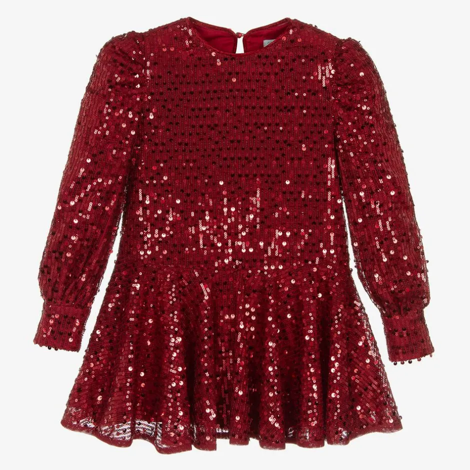 Abel amp; Lula Girls Red Sequin Dress Clearance