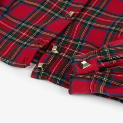 Fun amp; Fun Girls Red Tartan Twill Blouse Discount