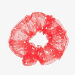 NAME IT Girls Red Tulle Hair Scrunchie Best