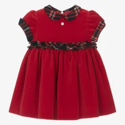 Patachou Girls Red Velvet Dress Clearance