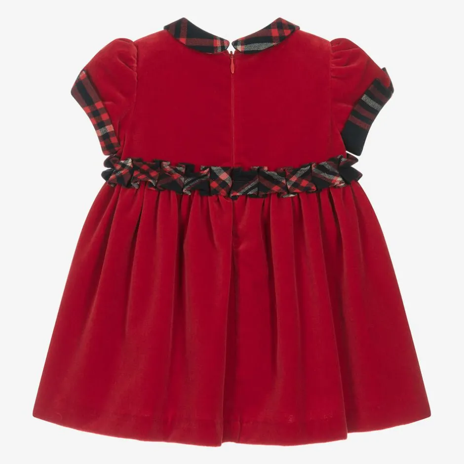 Patachou Girls Red Velvet Dress Clearance