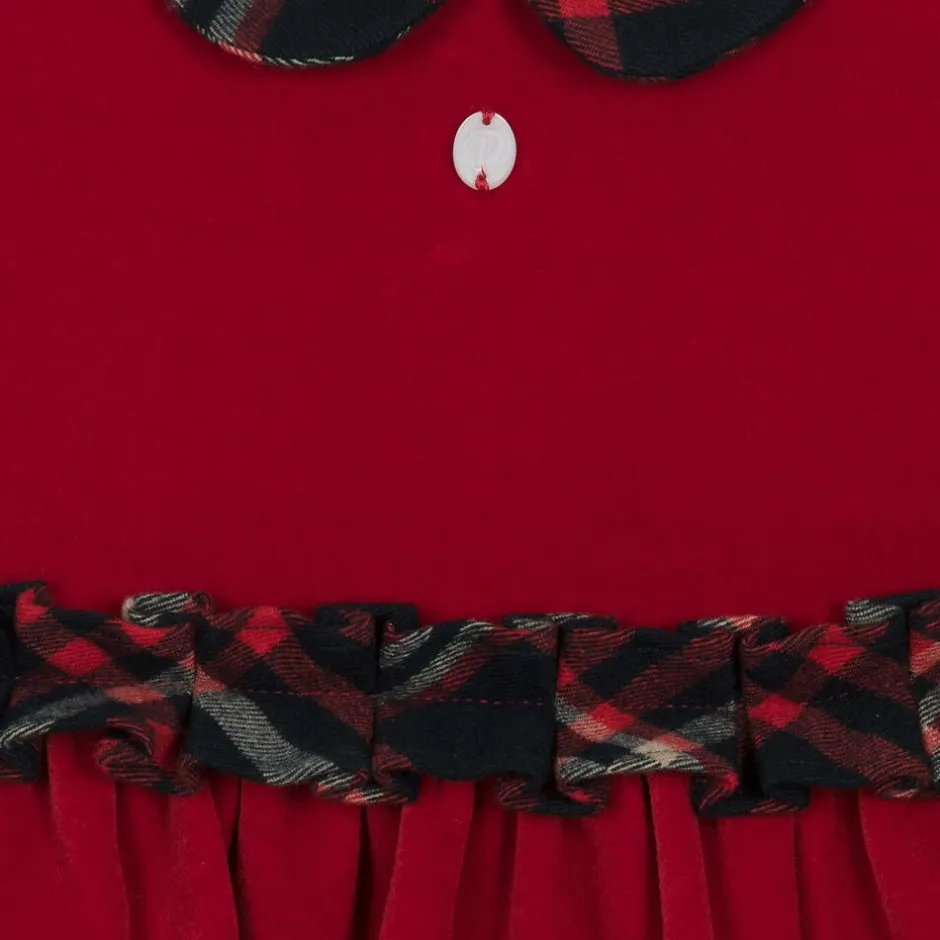 Patachou Girls Red Velvet Dress Clearance