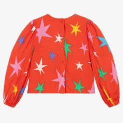 Stella McCartney Kids Girls Red Viscose Blouse