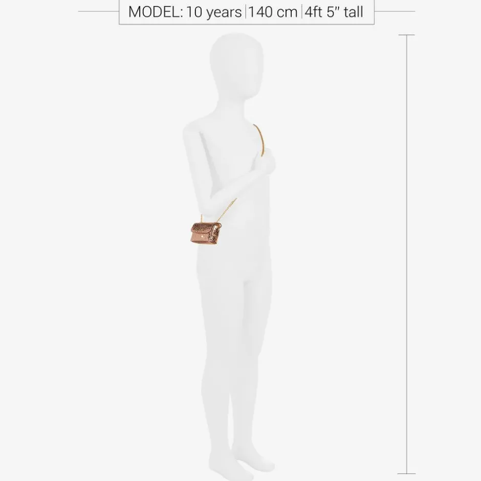 Zaccone Girls Rose Gold Mini Bag (8cm) Hot