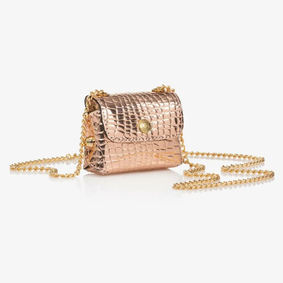 Zaccone Girls Rose Gold Mini Bag (8cm) Hot