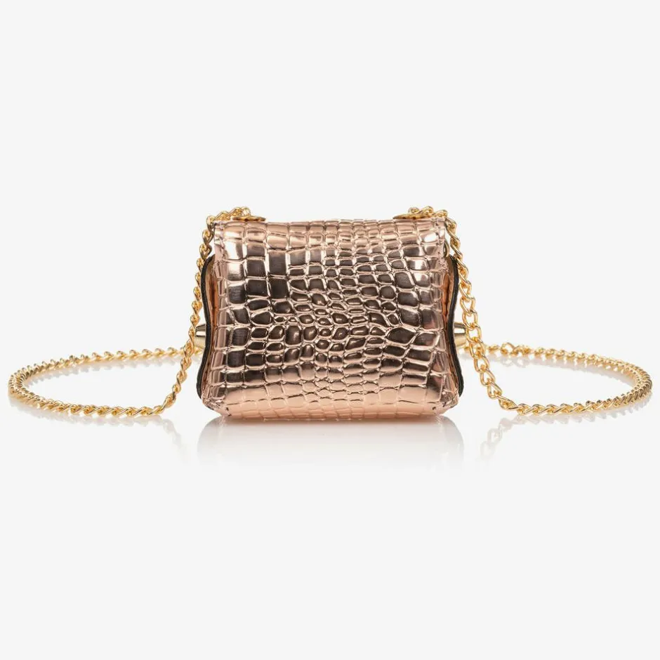 Zaccone Girls Rose Gold Mini Bag (8cm) Hot