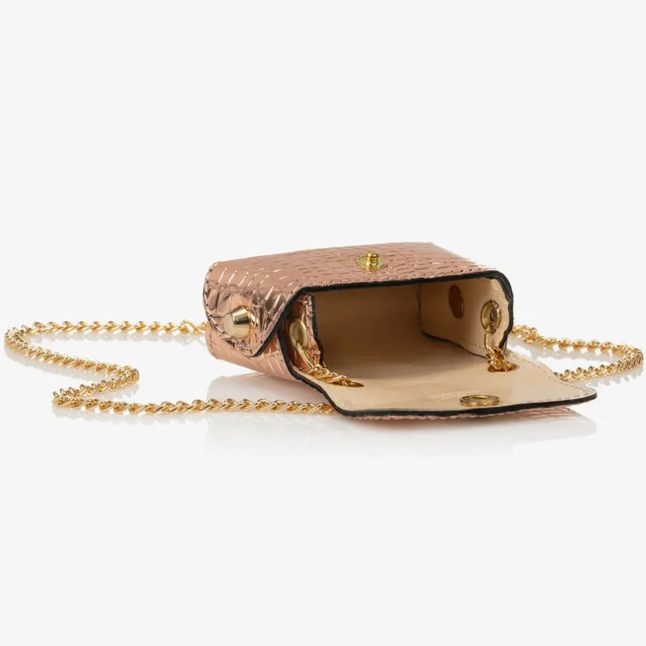 Zaccone Girls Rose Gold Mini Bag (8cm) Hot