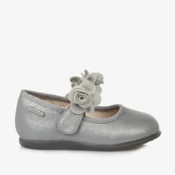 Mayoral Girls Silver Floral Bar Shoe Online