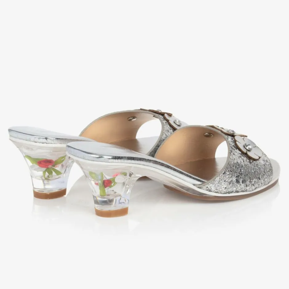 Souza Girls Silver Heeled Shoes Best