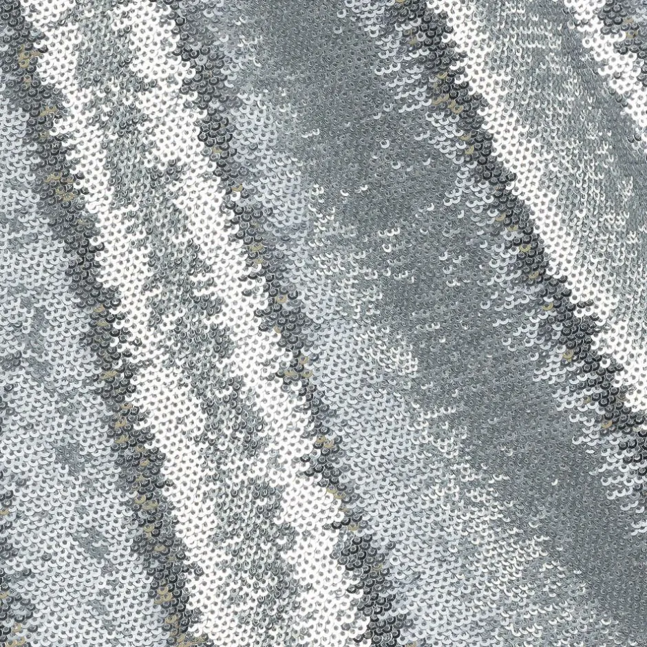 Monnalisa Girls Silver Sequin & Tulle Dress Best