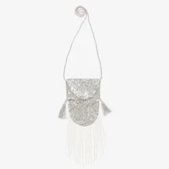 Tutu du Monde Girls Silver Sequinned Bag (20cm) New