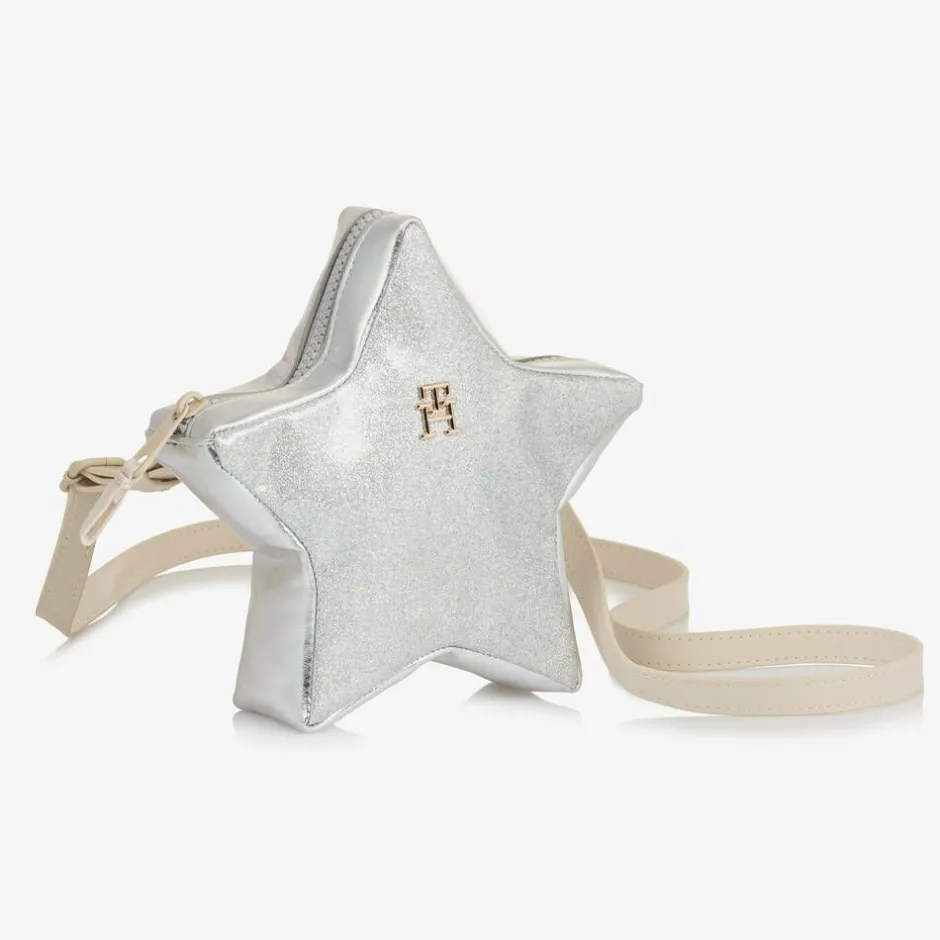 Tommy Hilfiger Girls Silver Star Shoulder Bag (17cm) Best