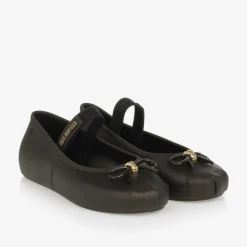 Mini Melissa Girls Sparkly Brown Jelly Pumps Sale