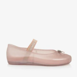 Mini Melissa Girls Sparkly Pink Jelly Pumps Best