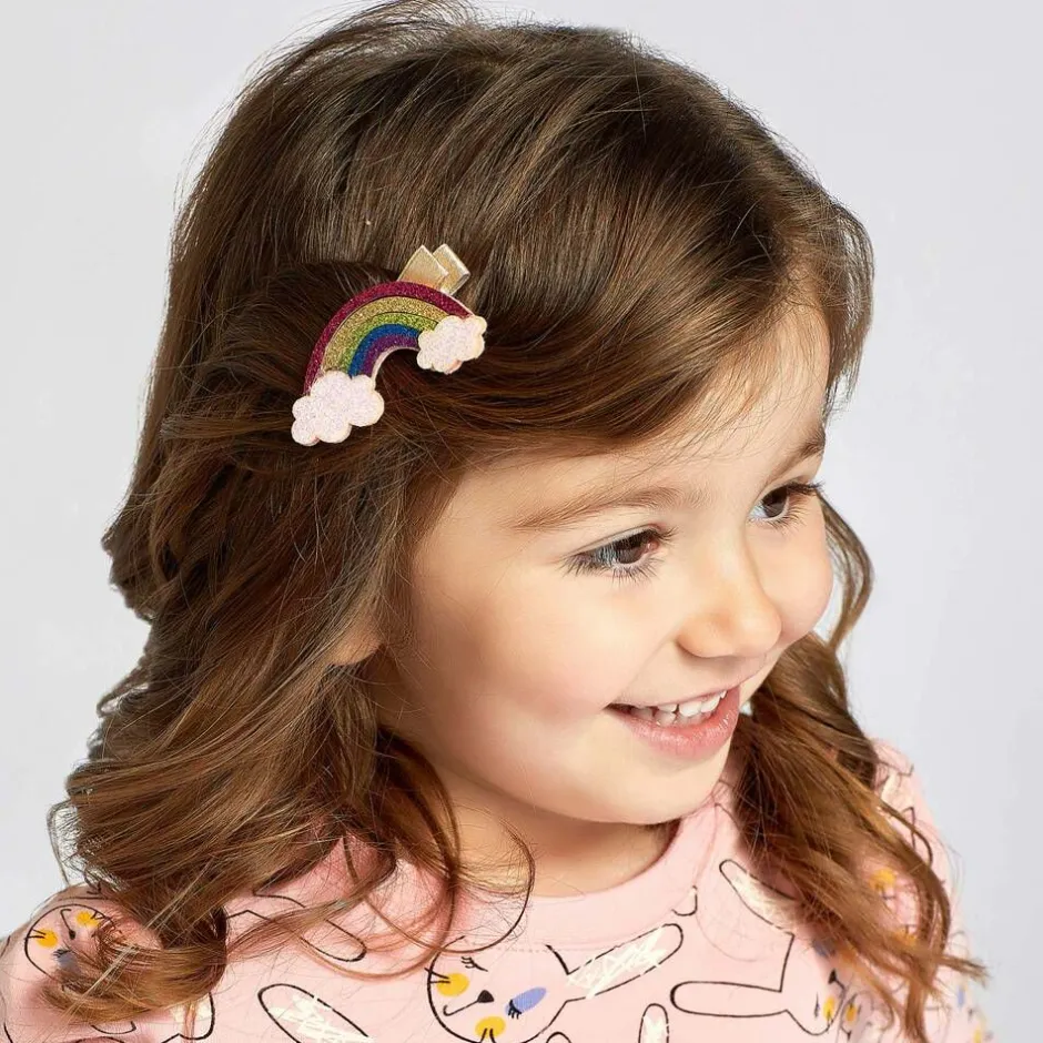 Bowtique London Girls Star & Unicorn Hair Clips (3 Pack) New