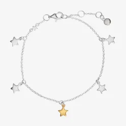 Little Star Girls Sterling Silver Star Bracelet Online