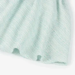 David Charles Girls Turquoise Blue Tweed Dress Online