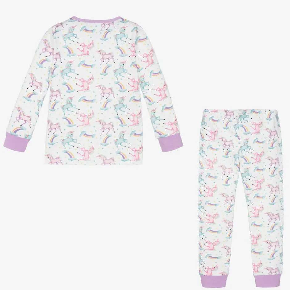 Childrensalon Hampers Girls Unicorn Pyjamas & Teddy Bear Gift Hamper New