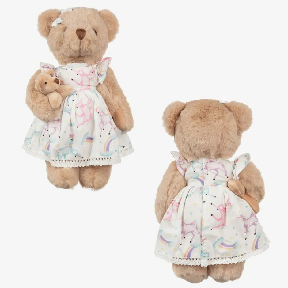 Childrensalon Hampers Girls Unicorn Pyjamas & Teddy Bear Gift Hamper New