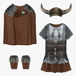 Dress Up by Design Girls Viking Queen Dressing-Up Costume Hot