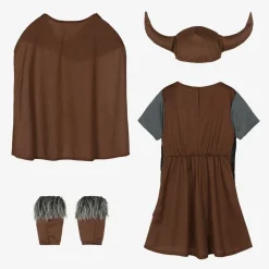 Dress Up by Design Girls Viking Queen Dressing-Up Costume Hot