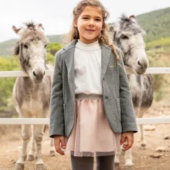 Tutto Piccolo Girls White & Pink Tulle Skirt Set Best