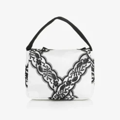 Patachou Girls White & Black Lace Handbag (17cm) Discount