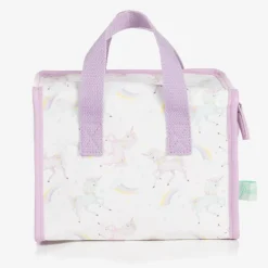 Powell Craft Girls White & Purple Unicorn Lunch Bag (21cm) Discount