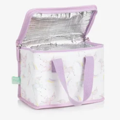 Powell Craft Girls White & Purple Unicorn Lunch Bag (21cm) Discount