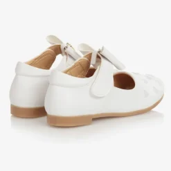 Caramelo Kids Girls White Bow Shoes Outlet