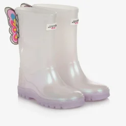 Sophia Webster Mini Girls White Butterfly Rain Boots Online