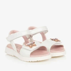Lelli Kelly Girls White Butterfly Sandals Best
