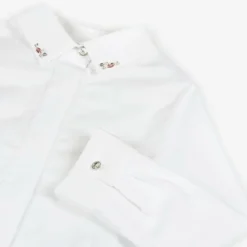 Lapin House Girls White Cotton Beaded Collar Blouse Hot