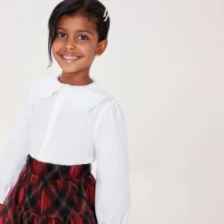 Beatrice amp; George Girls White Cotton Blouse Sale