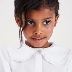 Beatrice amp; George Girls White Cotton Blouse Sale