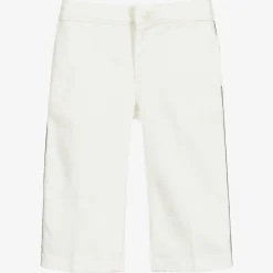 Gucci Girls White Cotton Culottes Clearance