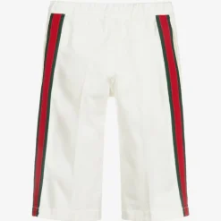 Gucci Girls White Cotton Culottes Clearance