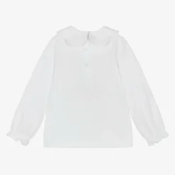 Patachou Girls White Cotton Jersey Top Sale