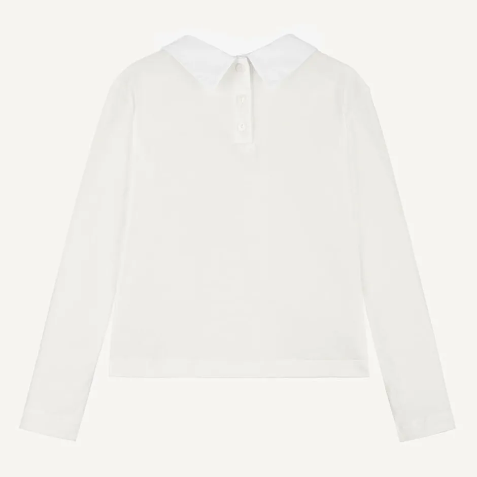 Dolce amp; Gabbana Girls White Cotton Jersey Top Sale