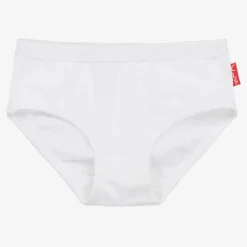 Claesens Girls White Cotton Knickers (3 Pack) Outlet