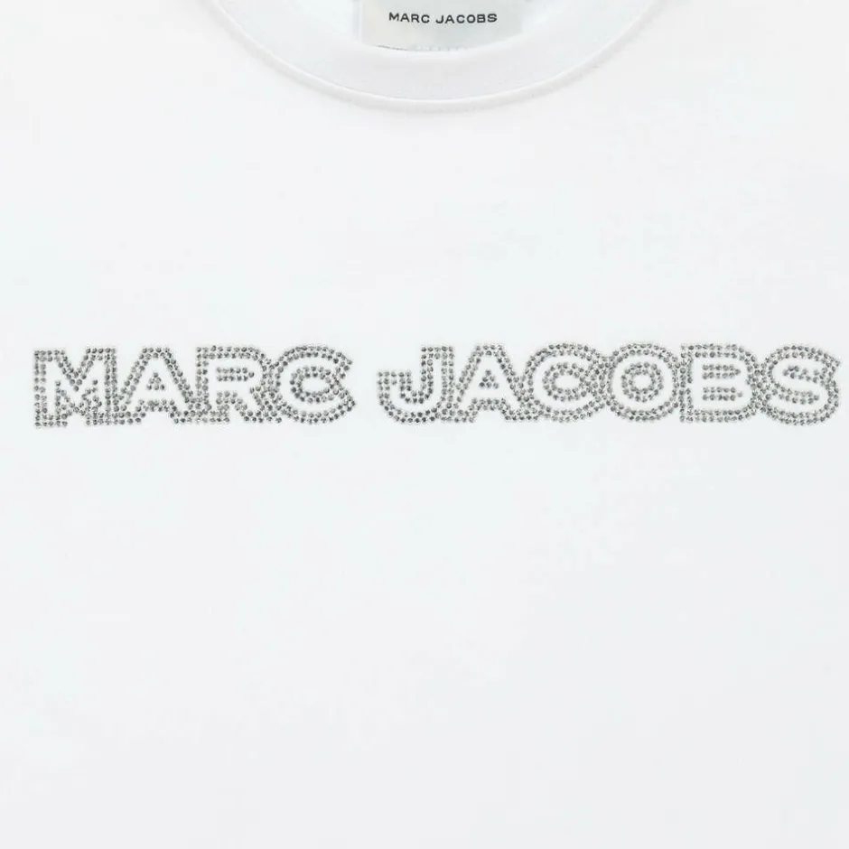 MARC JACOBS Girls White Cotton Top Outlet