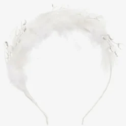 Sienna Likes To Party Girls White Feather Hairband Best