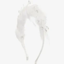 Sienna Likes To Party Girls White Feather Hairband Best