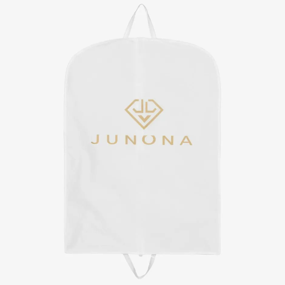 Junona Girls White Feather Jumpsuit Best