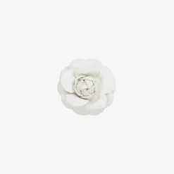 Bowtique London Girls White Flower Hair Clip (6cm) Sale