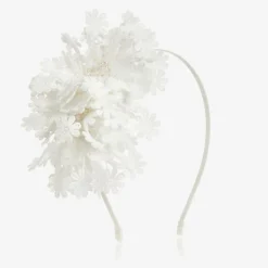 Sienna Likes To Party Girls White Flowers Hairband Discount