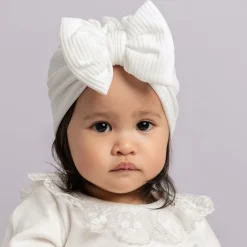 Caramelo Kids Girls White Jersey Turban New