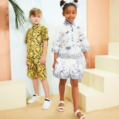 Age of Innocence Girls White Leather Sandals Hot