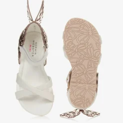 Sophia Webster Mini Girls White Leather Sandals Best
